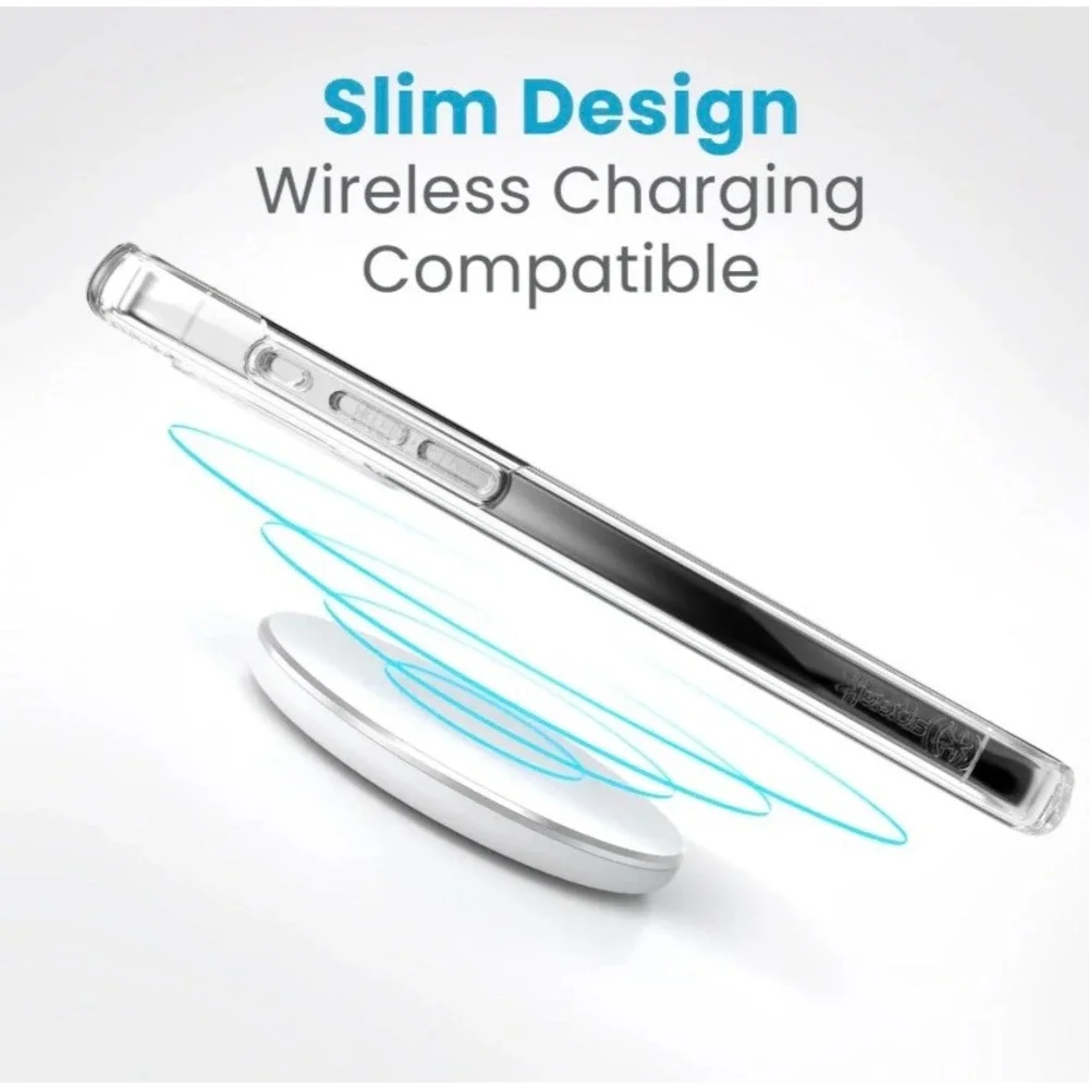 Speck Presidio Perfect-Clear iPhone 15 Pro Max‎ Case 13ft Drop Protection Clear